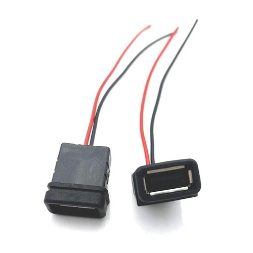 USB Charger Socket Charging Port Connector 2Pin Connector Female Power Jack - Zdjęcie 6 z 11