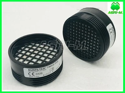 MILLA Filtro per maschera EURMASK P3 R 7365 / D EURFILTER ( 2 Filtri ) anti polveri