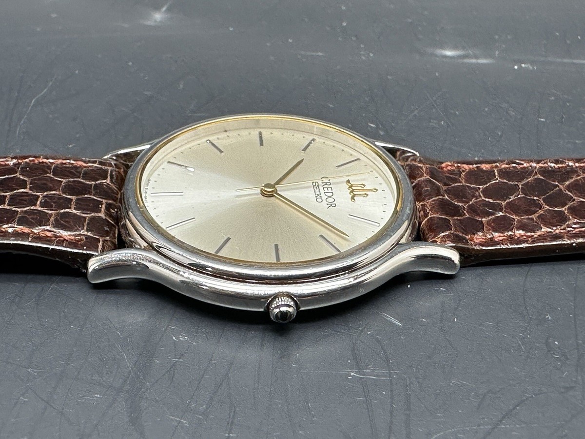 2004 STAINLESS STEEL CREDOR SEIKO 8J81-6A30 WRISTWATCH. | eBay