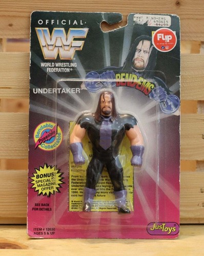 1996 Just Toys WWF Factory Sealed The Undertaker B...