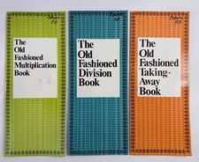 The Old Fashioned Division Book/Multiplication/Taking-Away Book Math Bundle 