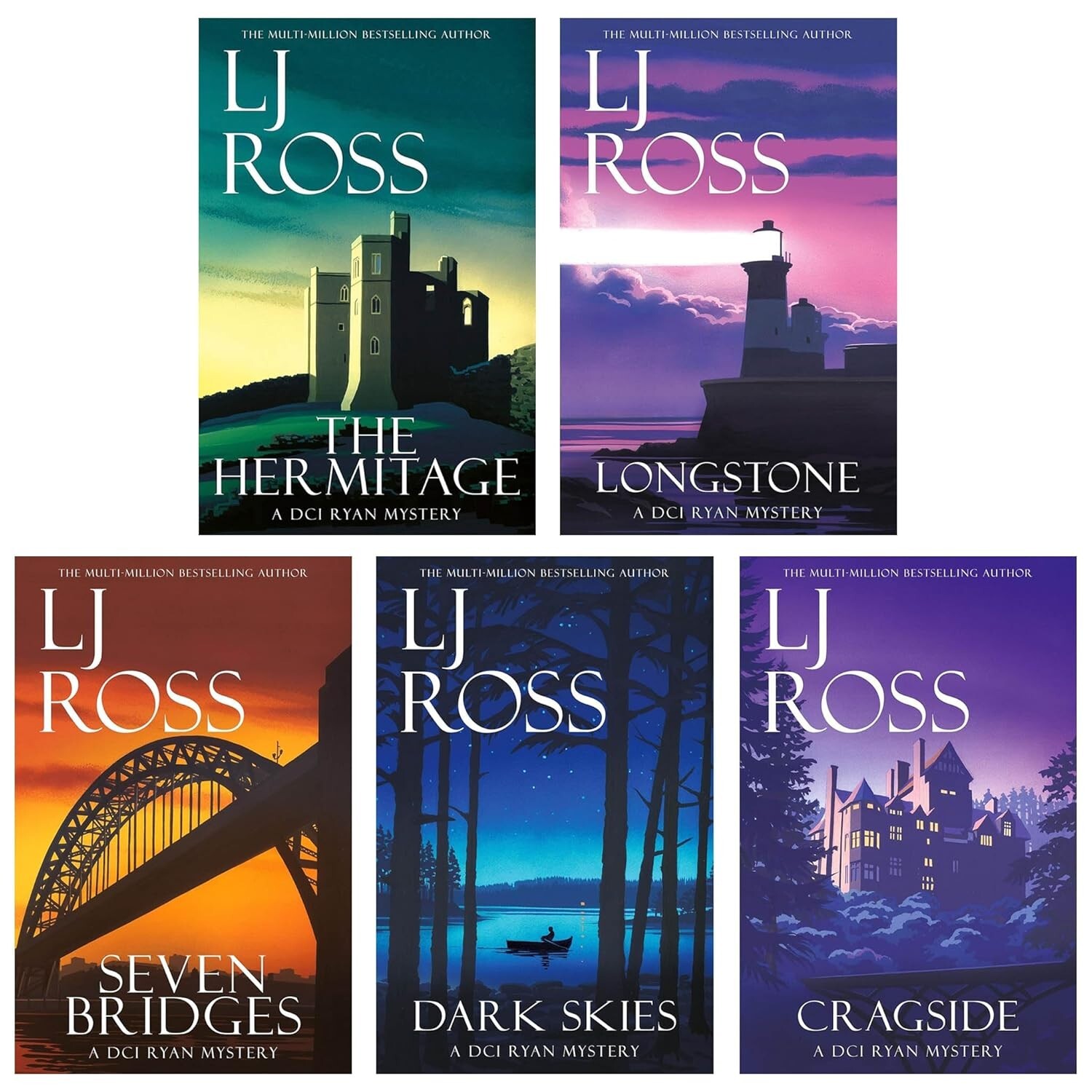 The DCI Ryan Mysteries Volume 6-10 Collection 5 Books Set By L.J Ross | LJ Ross - Image 3