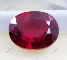 31 Ct Natural CERTIFIED BURMA Pigeon Blood Red Ruby Unheated Loose Gemstone