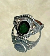 925 STERLING SILVER ONYX RING SIZE 6