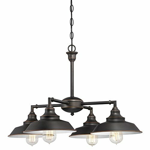 Westinghouse Iron Hill 4-Light Indoor Convertible Ceiling Light Fixture