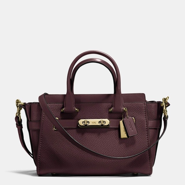 coach swagger 27 oxblood