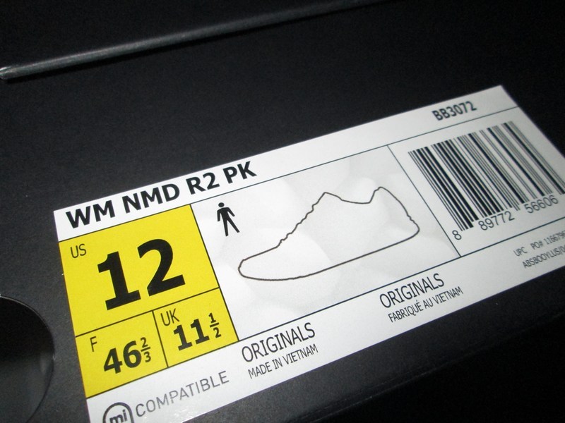 Adidas WM CONSORTIUM NMD R2 RUNNER WHITE MOUNTAINEERING SIZE 12