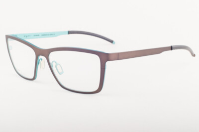 Orgreen DEBBIE 674 Matte Brown / Matte Aqua Titanium Eyeglasses 52mm