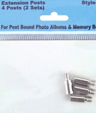 Extender Posts for Post Bound Scrapbook Albums 2 pairs