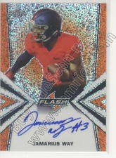 jamarius way rookie rc draft auto autograph south alabama jaguars college 7/10
