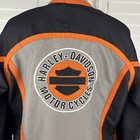 Harley Davidson Clothes Women's Jacket Size M W Full Zip Lined Nylon Embroidered