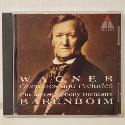 CD Chicago Symphony Orchestra Daniel Barenboim Richard Wagner Overtures Preludes