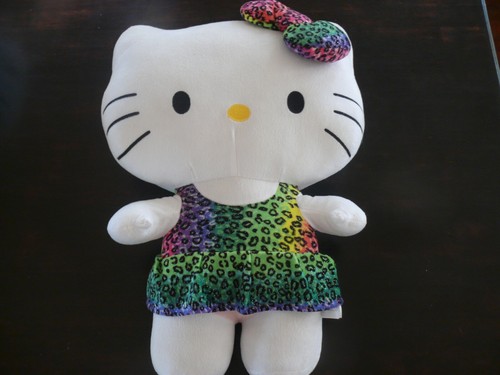hello kitty leopard plush