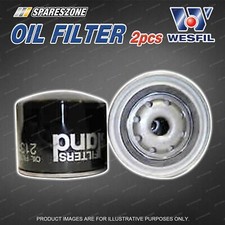 2 Wesfil Oil Filters for Volvo 242 244 245 360 GLT 760 940 960 S70 S90 V40 V90 