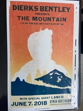 Dierks Bentley Hatch Show Print The Mountain Release Show Ryman Auditorum