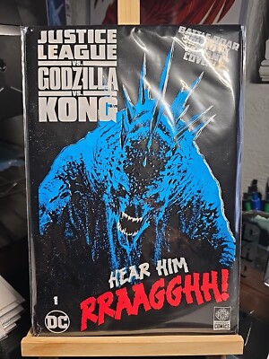JUSTICE LEAGUE GODZILLA KONG 1 - 7 BATTLE ROAR COVERS SEALED & VARIANTS COVERS .