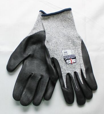 Radians Adults RWG555 A4 Cut Protection Work Gloves JL3 Gray/Black Size 2XL