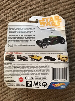 Hot Wheels Star Wars 2018, Personaggi Cars: Han Solo E Chewbacca, Scala 1:64