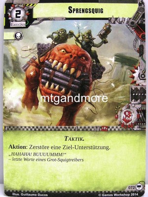 Warhammer 40000 Conquest LCG - Sprengsquig  #072 - Base Set dt.