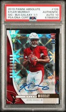 Kyler Murray RC 2019 Panini Absolute Black Galaxy Auto 1/1 True PSA 10 Auto