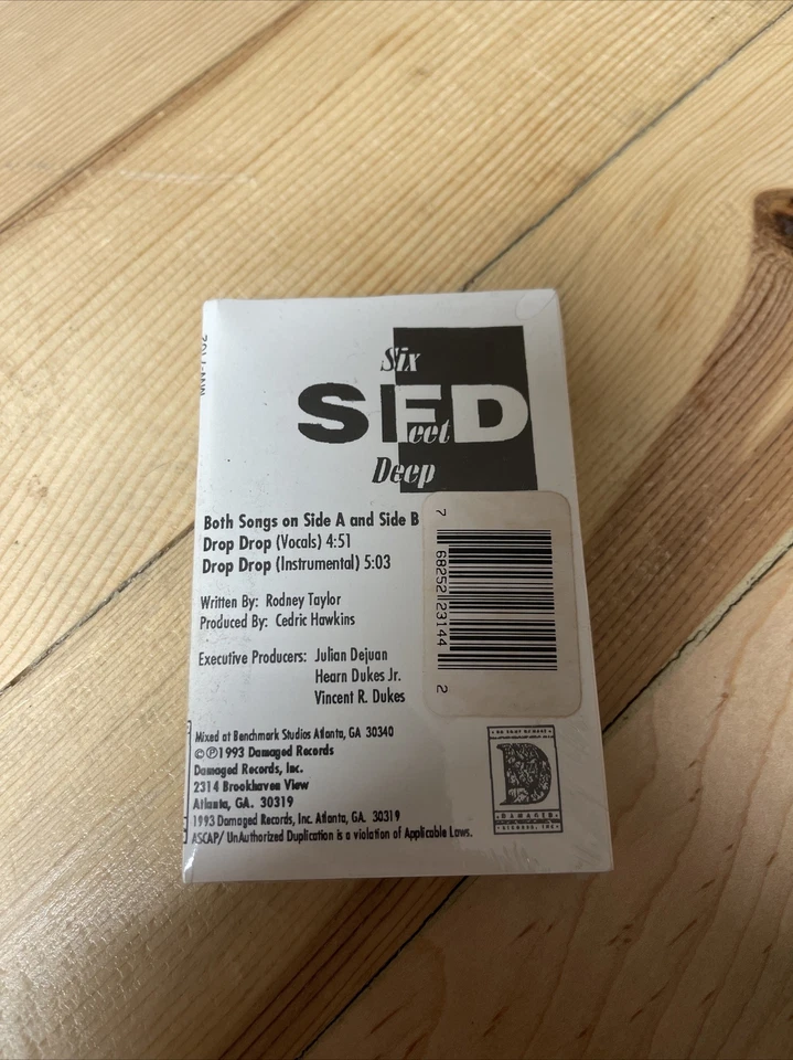 Sealed Six Feet Deep Drop Drop Cassette Single 1993 - Image 3 of 4