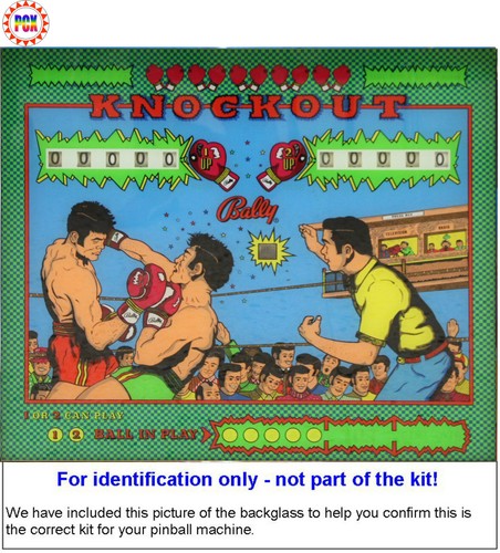 Bally Knockout Pinball 1975 kit de puesta a punto - Imagen 2 de 2