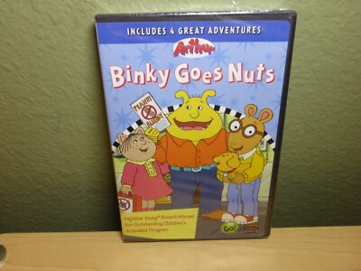 Arthur - Binky Goes Nuts (DVD, 2007) PBS 4 Great Adventures Brand New