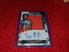 2021-22 TOPPS INCEPTION OVERTIME JAYLEN MARTIN RC AUTO JUMBO RELIC 046/125