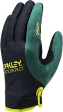 Oakley All Mountain Men's MTB Cycling Gloves - Black/Bayberry Green Neon/X-Large