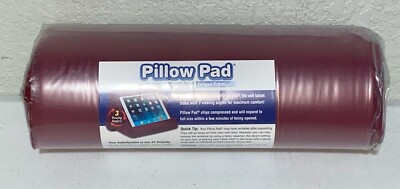 Pillow Pad Multi-Angle Soft Tablet Stand 3 Views Deluxe Premium Burgundy On TV