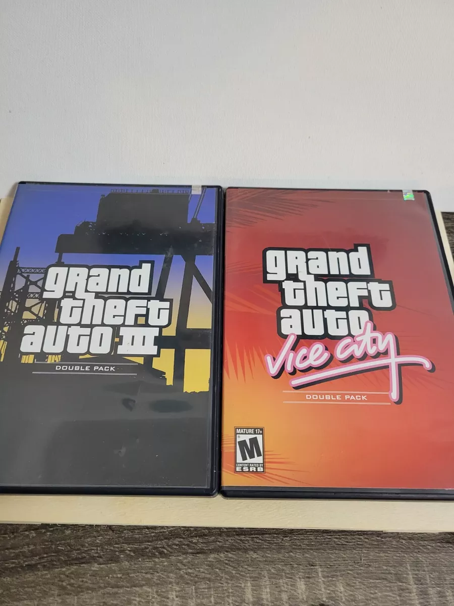 Grand Theft Auto Double Pack: Grand Theft Auto III / Grand Theft Auto Vice  City - PlayStation 2