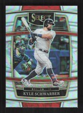 Kyle Schwarber 2022 Panini Select Silver Holo Boston Red Sox #36