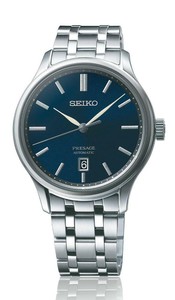 seiko presage blue dial automatic