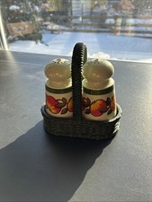 Salz- und Pfefferstreuer Set Retro aus Kunststoff 1970ger Jahre Emsa