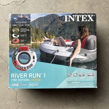intex Red River Run 1 Fire Edition Inflatable Tube