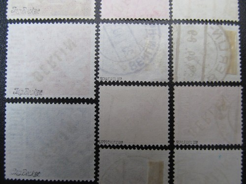 Berlin Nr. 1-20, schwarzes Aufdruck, Satz, gestempelt, Alt Signatur *LE2285 - Bild 8 von 10