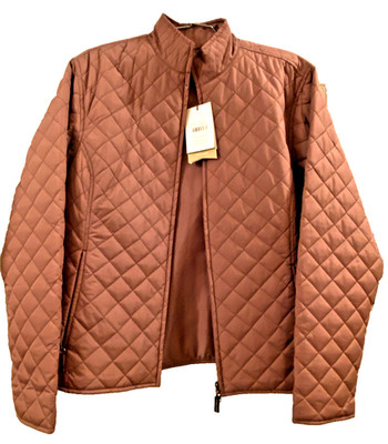 Cutter & Buck Jacket Designer Women's XL Quilted Chestnut Brown