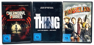 Bundle Chernobyl Diaries The Thing und Zombieland DVD