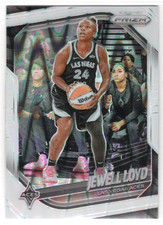 2025 Panini WNBA Prizm JEWELL LOYD White Seismic Parallel card #57