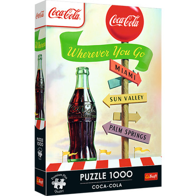 Trefl, Coca Cola Wherever you're going, 1000 Teile Premium Plus