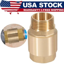 1" NPT One Way Brass Check Valve Female Pipe Thread for Well Pump SP0465X-100