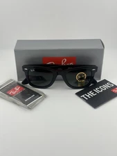 Ray Ban Original Wayfarer Classic Black/Green Sunglasses RB2140 901 50MM