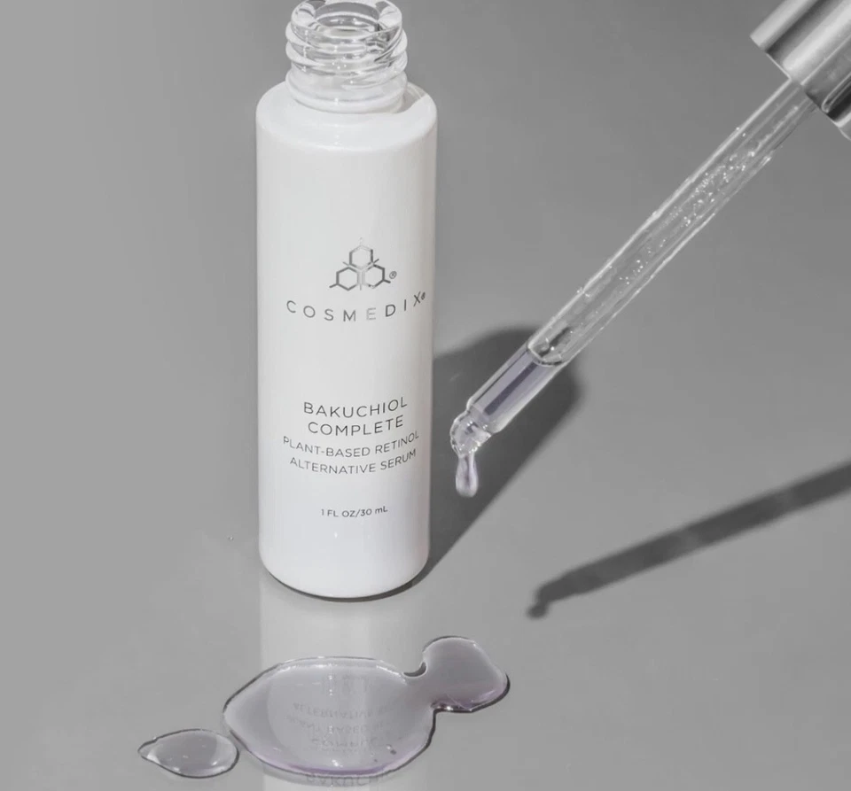 Suero alternativo completo de retinol a base de plantas CosMedix Bakuchiol, 1 oz Foto 4 de 4