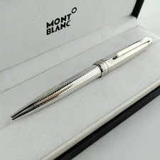 Montblanc Silver Classique Luxury Ballpoint Pen 164 New With Box Refill OEM