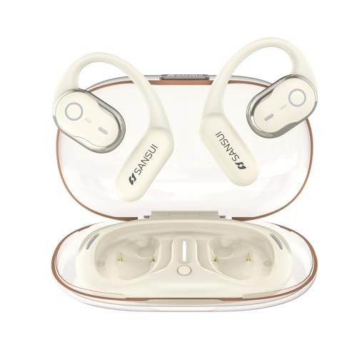 ANSUI Open Ear Wireless Bluetooth 5.4 Earbuds with 36H Playtime HiFi Sound