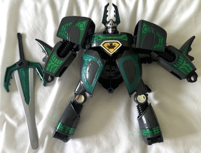 ORIGINAL VTG BEETLEBORGS METALLIX DELUXE GREEN BEETLE BORON FIGURE SWORD 4 CLAWS