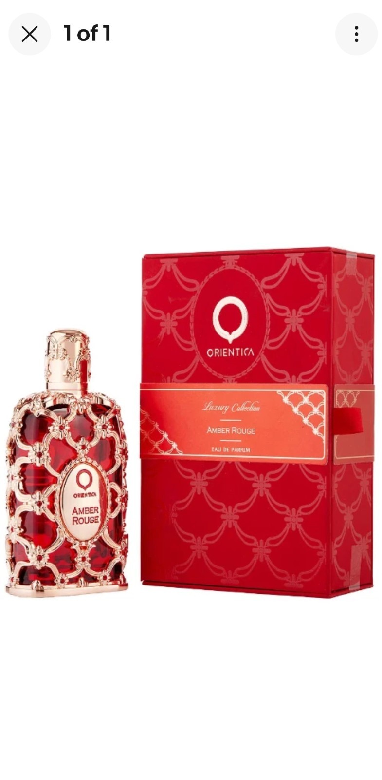 Orientica Amber Rouge by Orientica 2.7 oz EDP Cologne Perfume Unisex New in Box