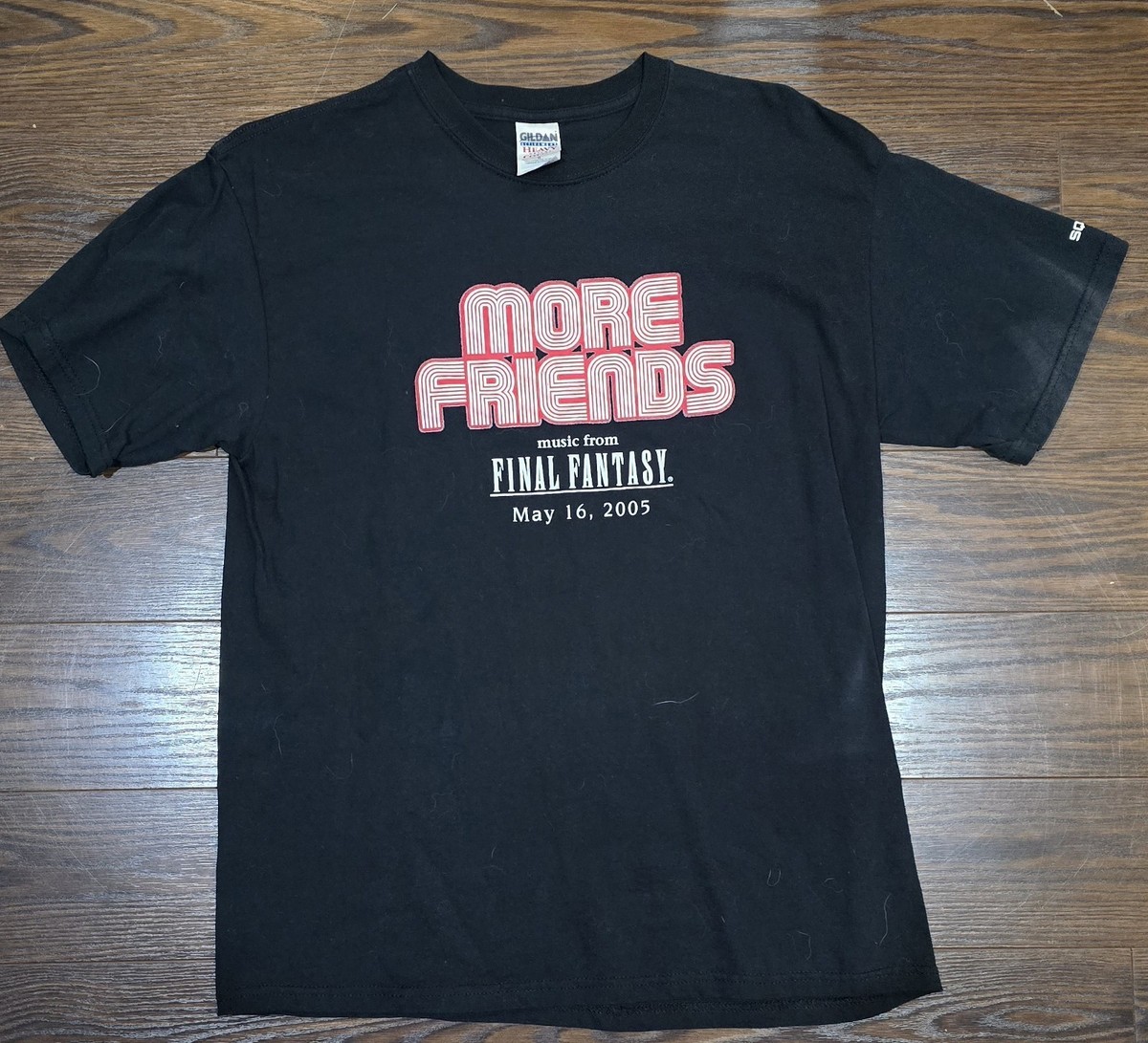 Rare 2005 Square Enix Final Fantasy Concert T-Shirt Size Large
