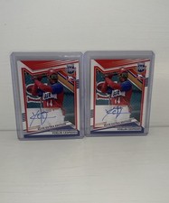 (2) 2022 Panini Elite Extra Edition Yoelin Cespedes Autograph #210 Red Sox