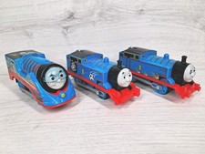 Thomas The Tank Engine-Trackmaster-Thomas X 3-Turbo Jungle-Speed/Spark-Red/Blue